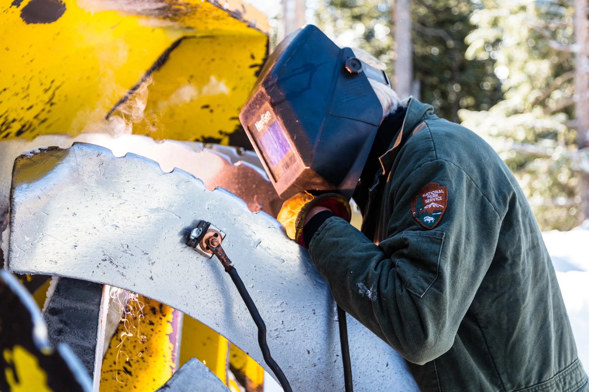 Moving Heavy Metal at High Altitude in Yellowstone