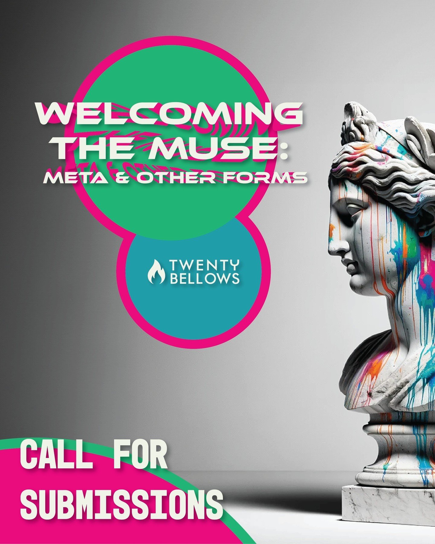 #CallForSubmissions: Twenty Bellows is going meta! Submissions are now open for our next print anthology, &quot;Welcoming the Muse: Meta and Other Forms.&quot; This collection will pull the curtain back on the life creative &mdash; showcasing the myr