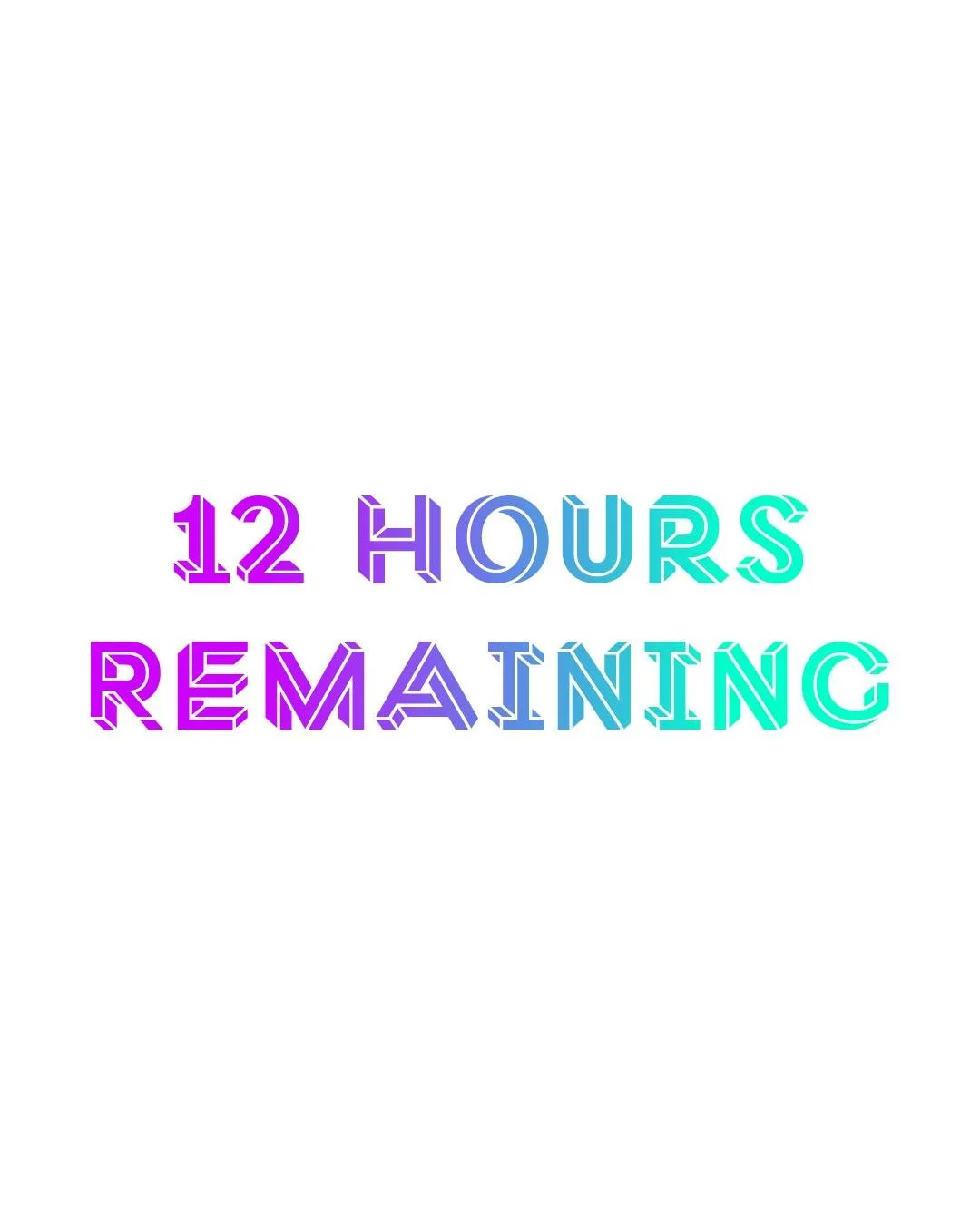 This is not a drill! Submissions for #HORI2ONS close in twelve hours. No extensions this time around &ndash; get that fiction in! Click through to twentybellowslit.com and show us what you've got.