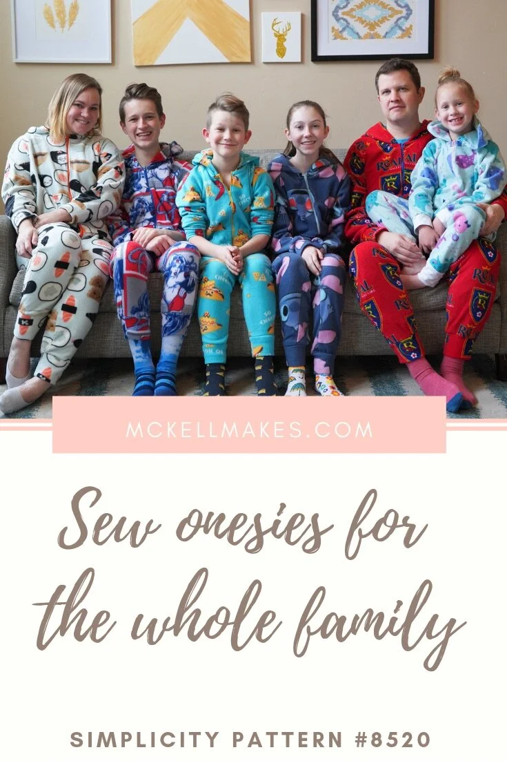 Onesie Simplicity Pattern #8520 Sew Along