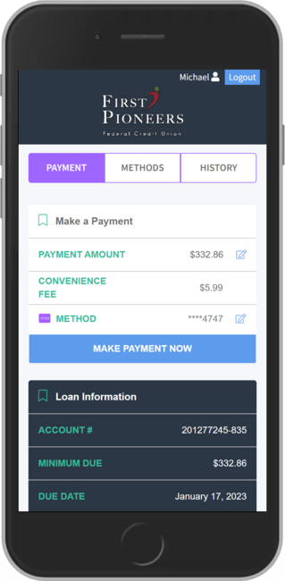 Message Pay — First Pioneers FCU
