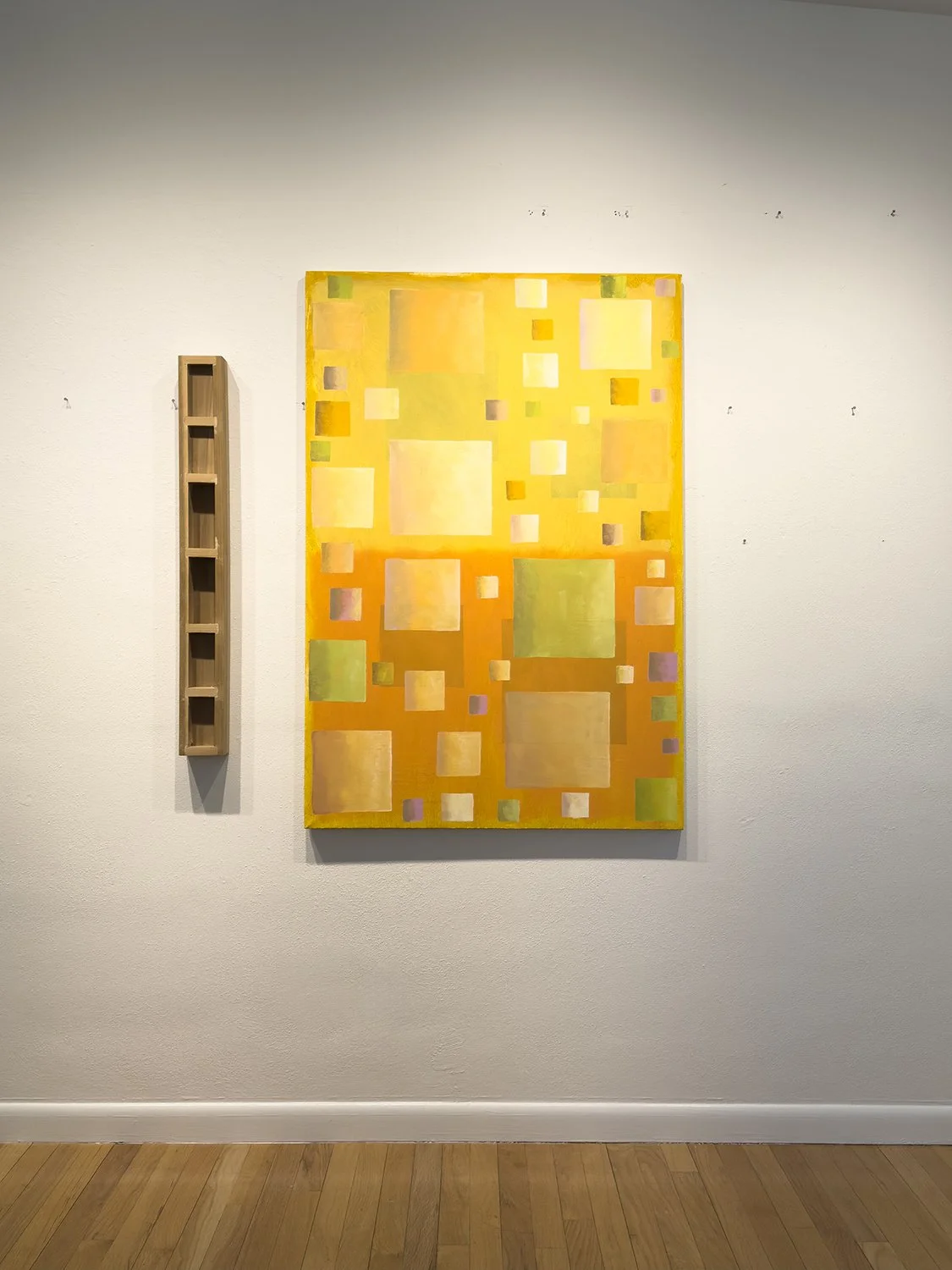 "Pixel Painting no. 2 with Device", Oil on Linen,  32 in.x 48 in. 81.28  x 121.92 cm. David Haxton 2015. 