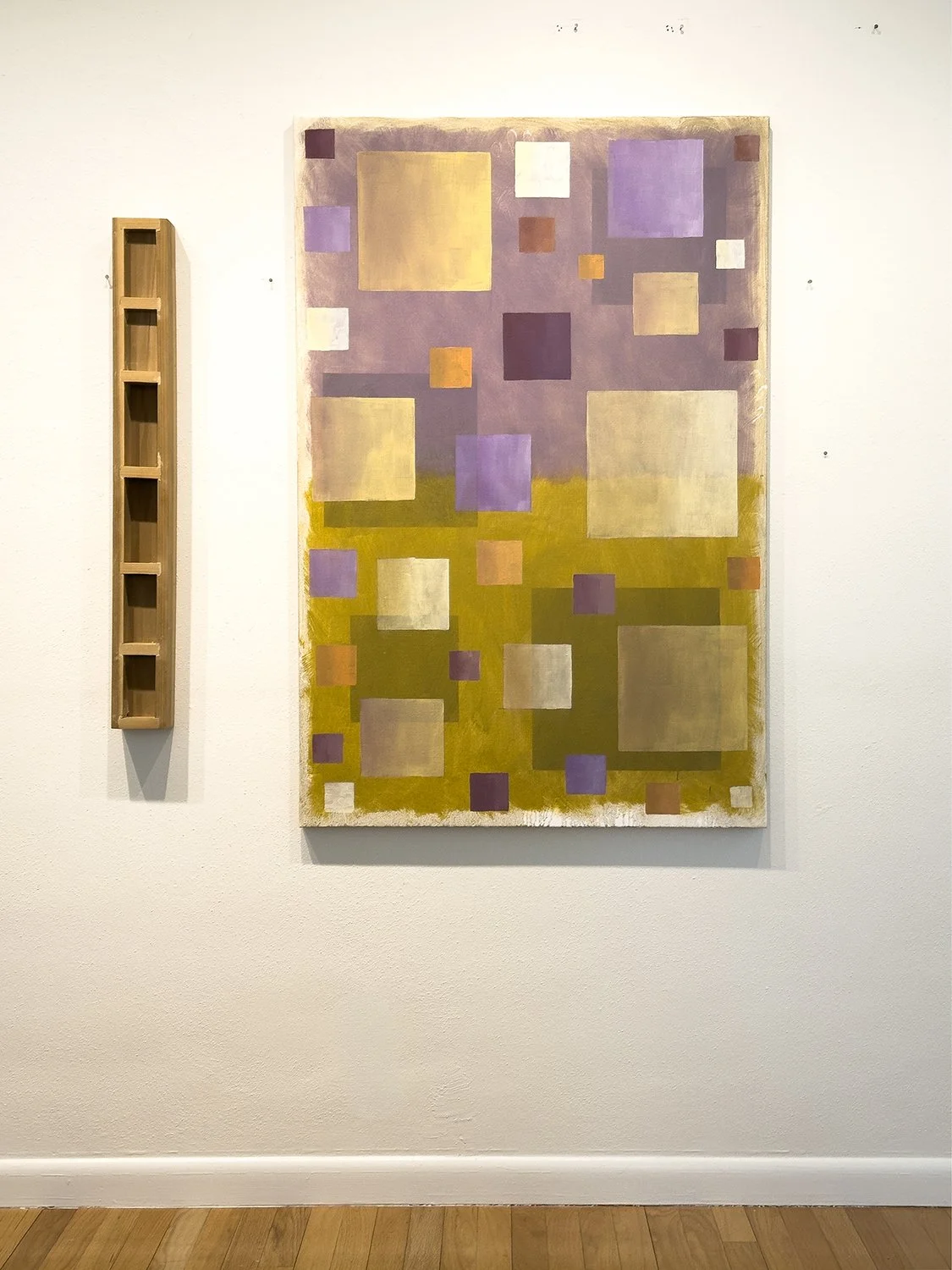 "Pixel Painting no. 20 with Device", Oil on Linen,  32in.x48in. 81.28  x 121.92 cm. David Haxton 2018. 