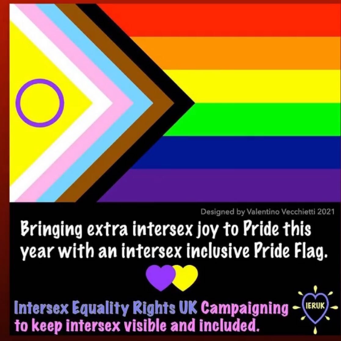 New Intersex inclusive Pride flag from @valentino_vecchietti please follow insta feed @intersex.equality.rights.uk answer survey &amp; support! #pridemonth #pride🌈 #pride2021 #intersexpride #intersexisbeautiful