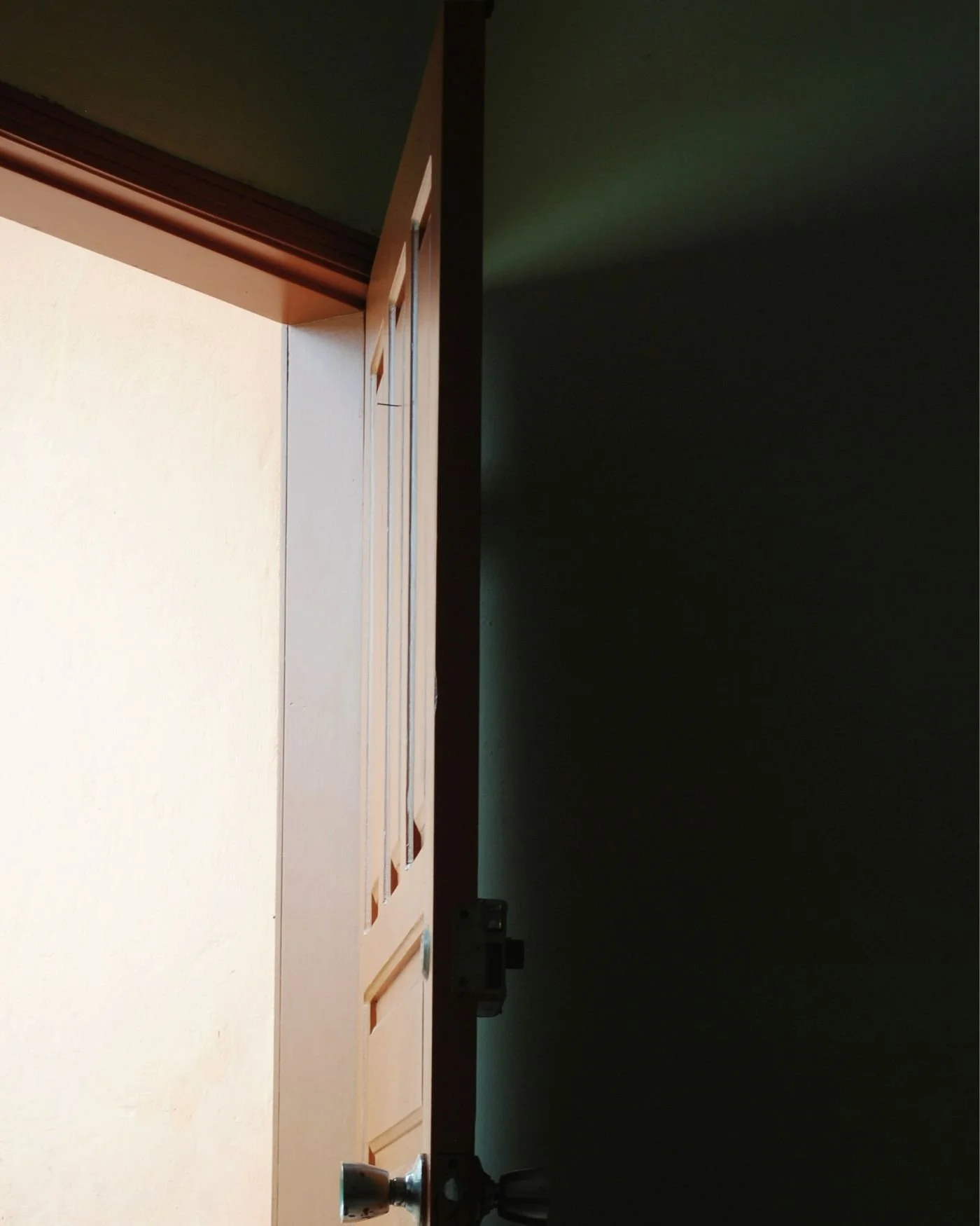 A door ajar.