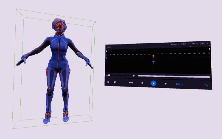 Posing and Animation
 with Masterpiece Studio. Bring characters to life.