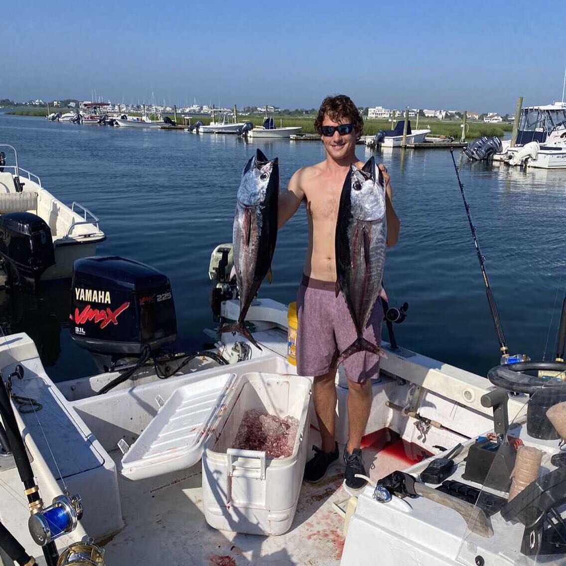 The inshore bluefin bite has been hot. Heres @capt_bo with his boat limit of bluefin.