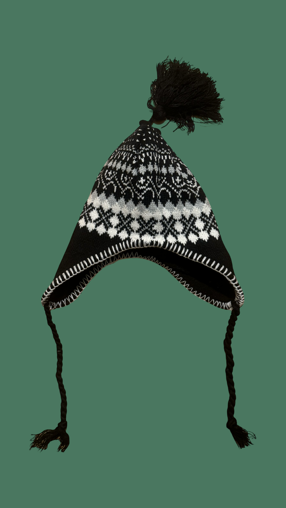 帽子 OJOS BRAIDED EARFLAP BEANIE-BLACK ak] Japan Earflap Beanie | Burton.com Winter 2023 US