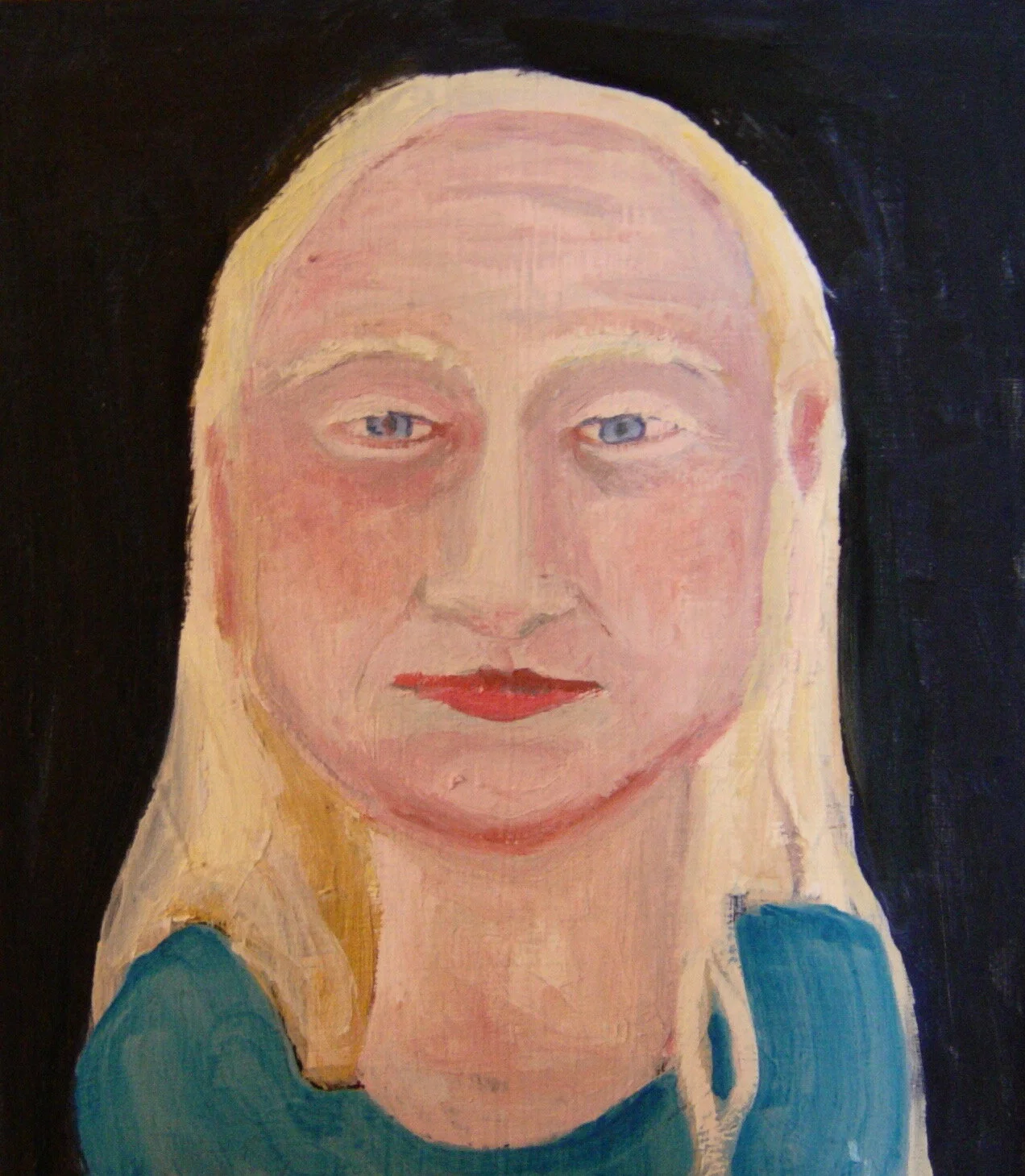  hannah , oil on board, 2006, 6 x 8, available