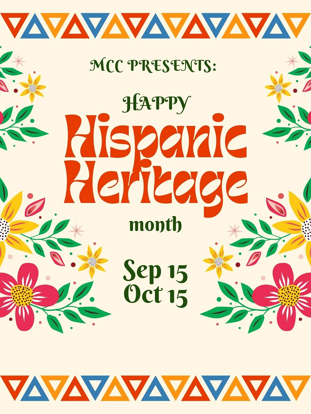 🌎✨ Happy Hispanic &amp; Latin&eacute; Heritage Month! (Sept 15 &ndash; Oct 15) ✨🌎
.
This month we honor the history, culture, and contributions of Hispanic and Latin&eacute; communities while also recognizing the continued fight for equity and just