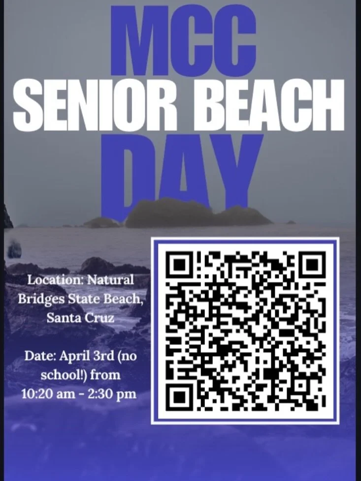 Class of 2026: Sun, sand, and senior vibes. ✨ Grab your shades and meet us at the beach for MCC Senior Day!

When: April 3rd | 10:20 am &ndash; 2:30 pm

Where: Natural Bridges State Beach

RSVP: Head to the link in our bio to secure your spot! 🎟️
