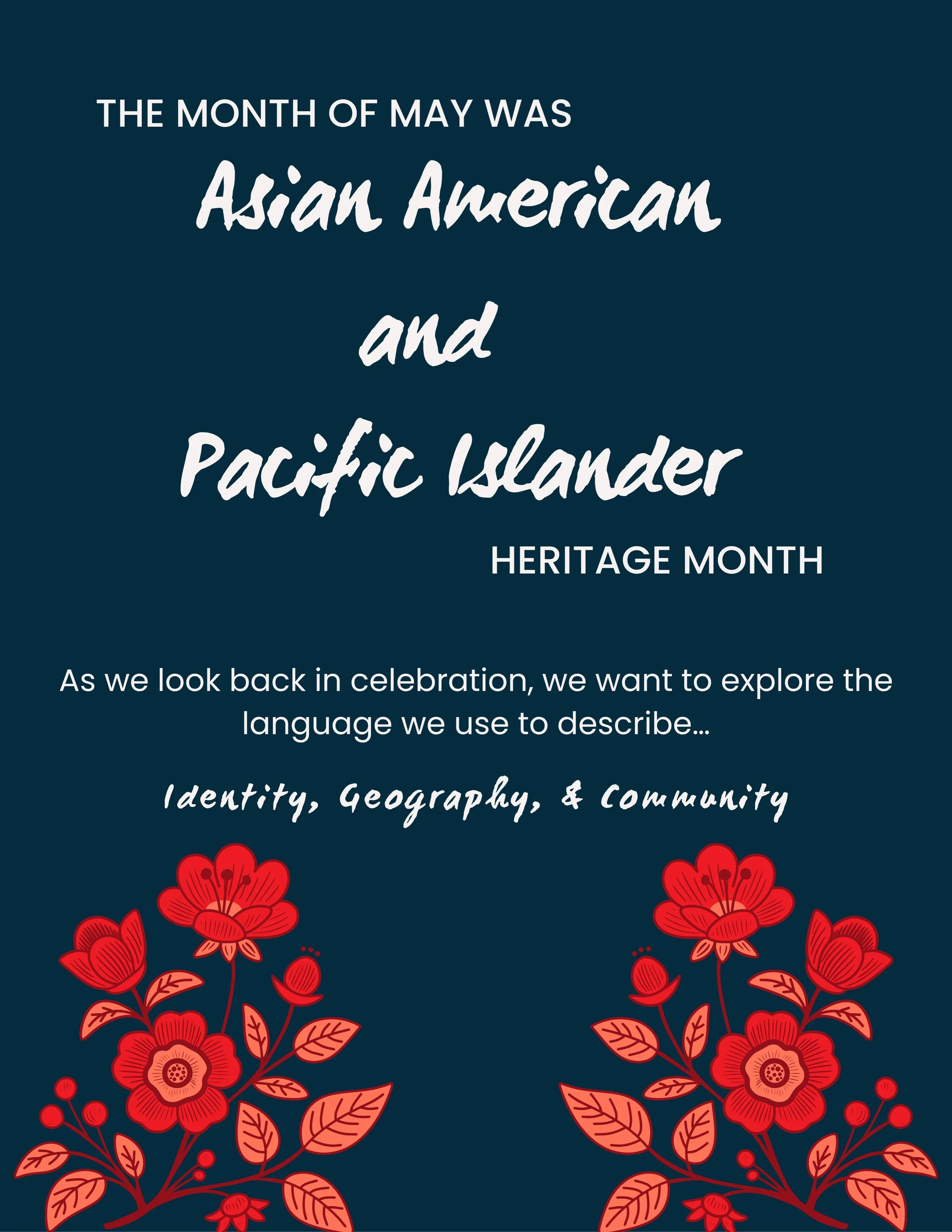 The MCC invites you to Reflect on AAPI Heritage Month 🌺✨

The month of May has come to a close, but our commitment to honoring the diverse layers of identity, geography, and community doesn&rsquo;t stop here.

AAPI is not a monolith. It represents a