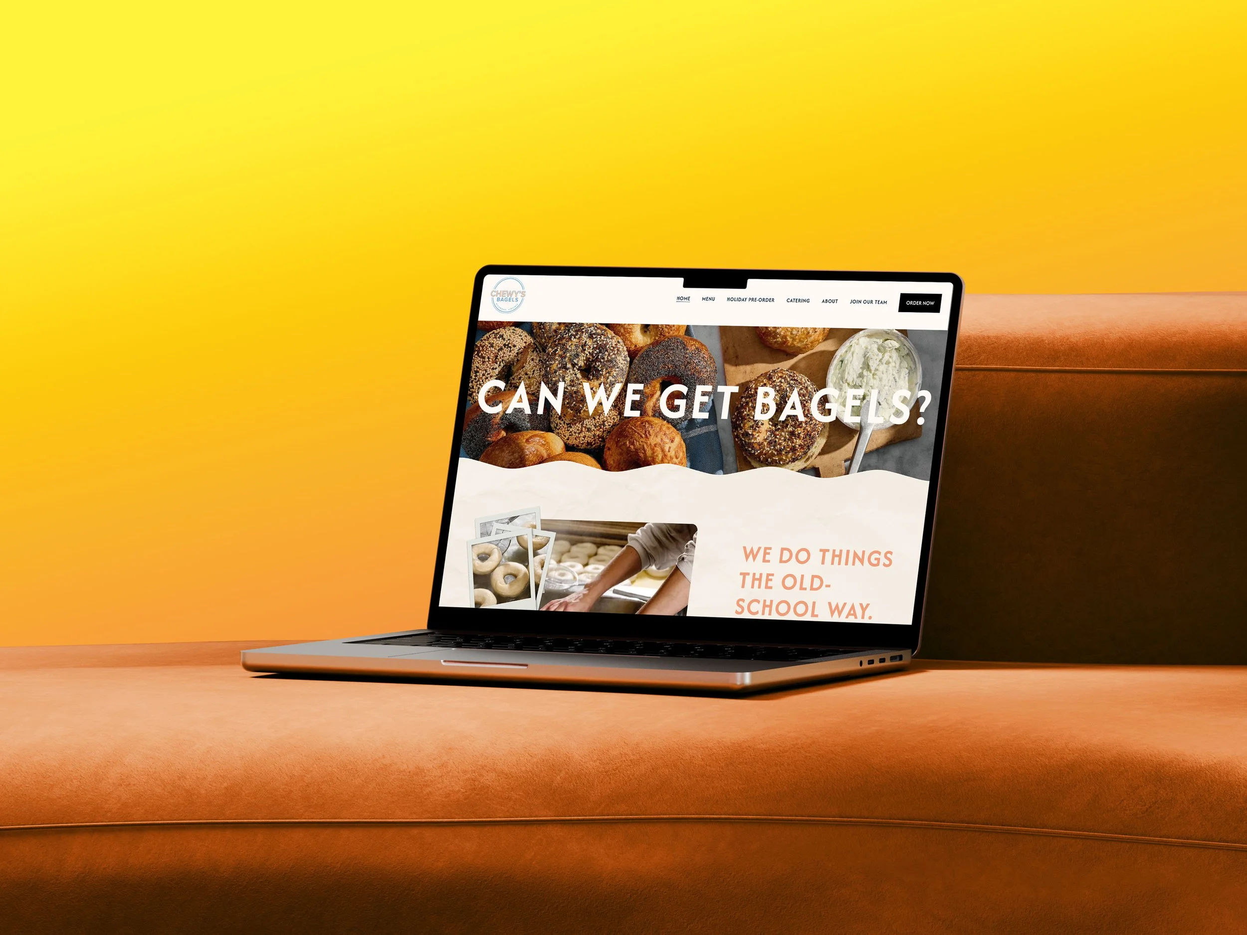 Chewy's Bagels: Website Design