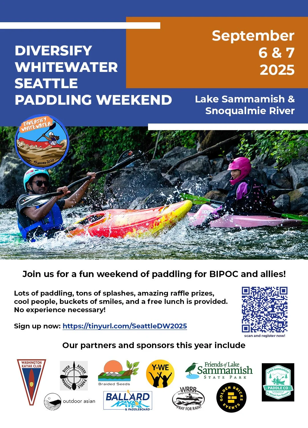 Diversify Whitewater Paddling Weekend