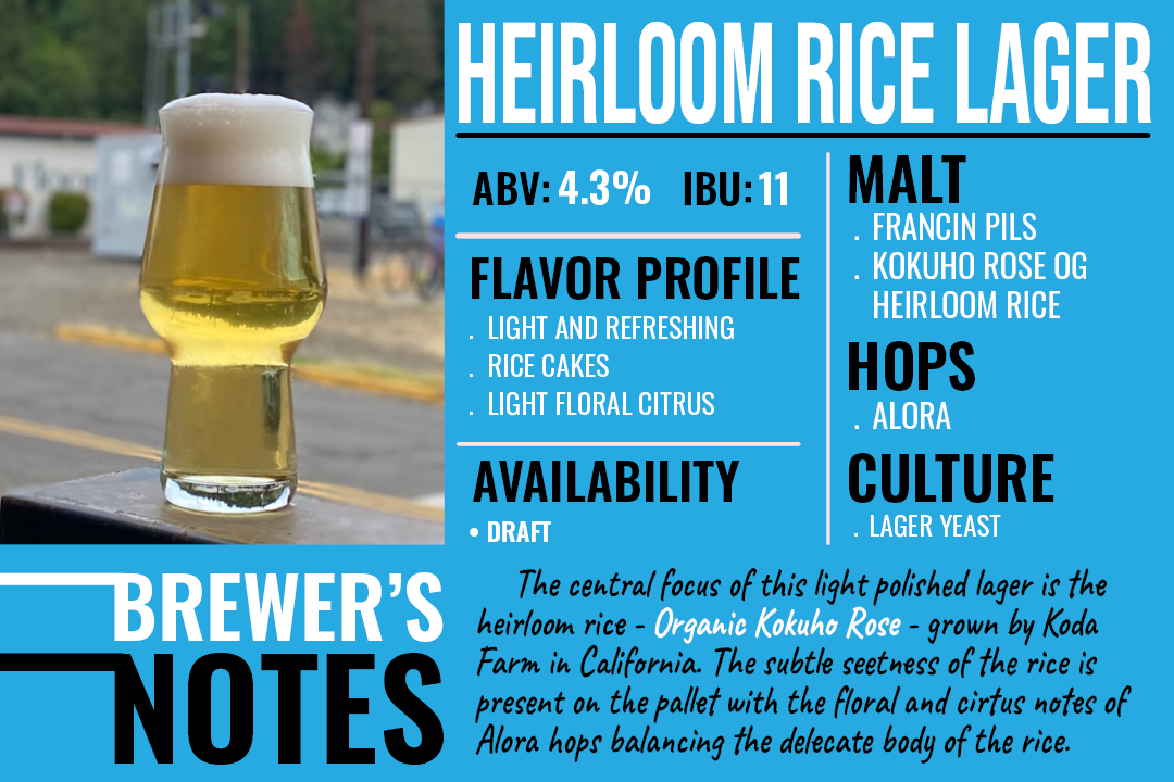 Heirloom Rice Lager