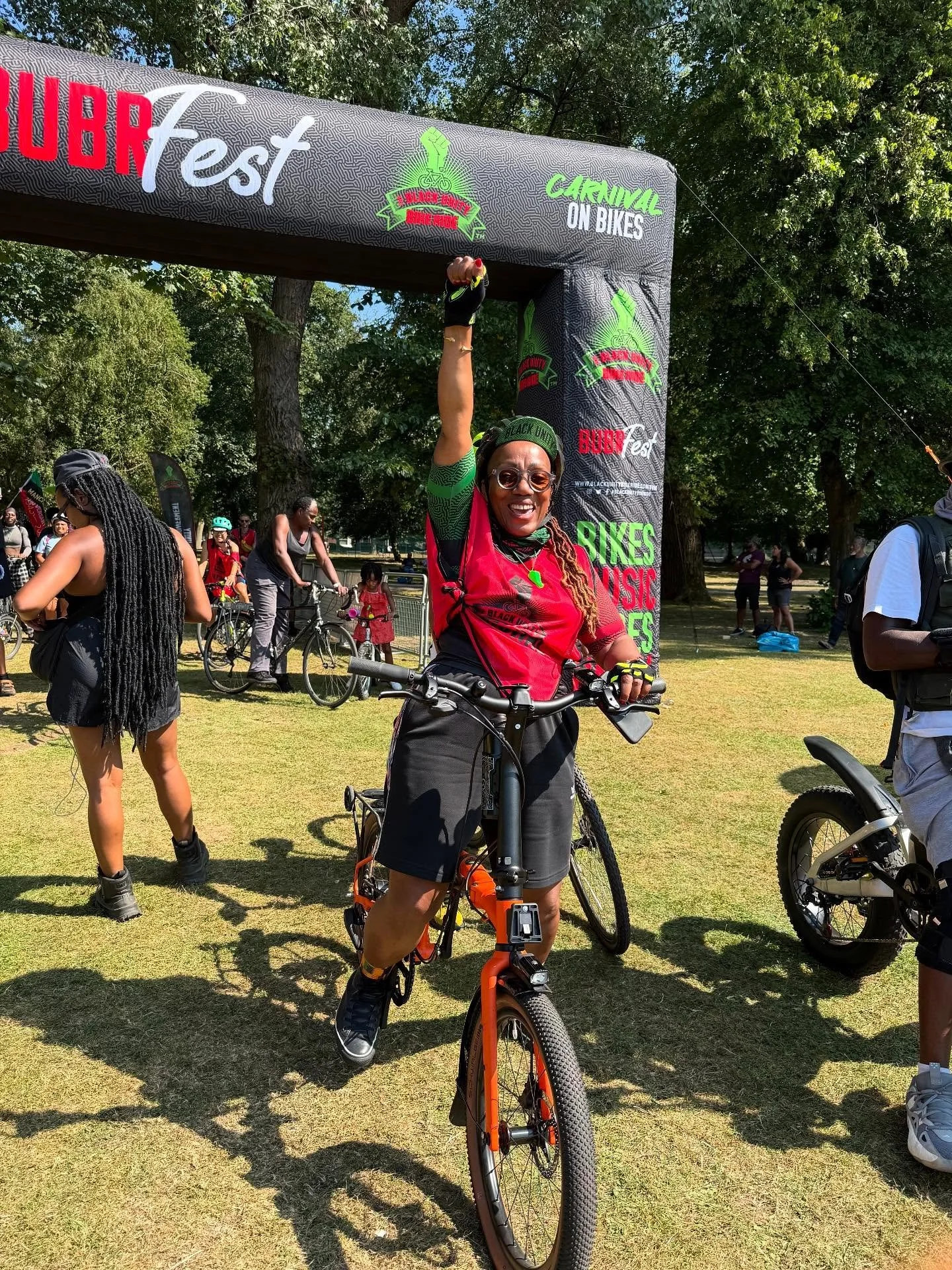 We&rsquo;re so proud to have been part of the first @blackunitybikeride in Manchester! 

Lil prayer to the BUBR gods: please give us deck chairs &amp; beanie bags in London too! 😭🙏🏿

#wcccUK #womenwhocycle #representationmatters #diversityincyclin