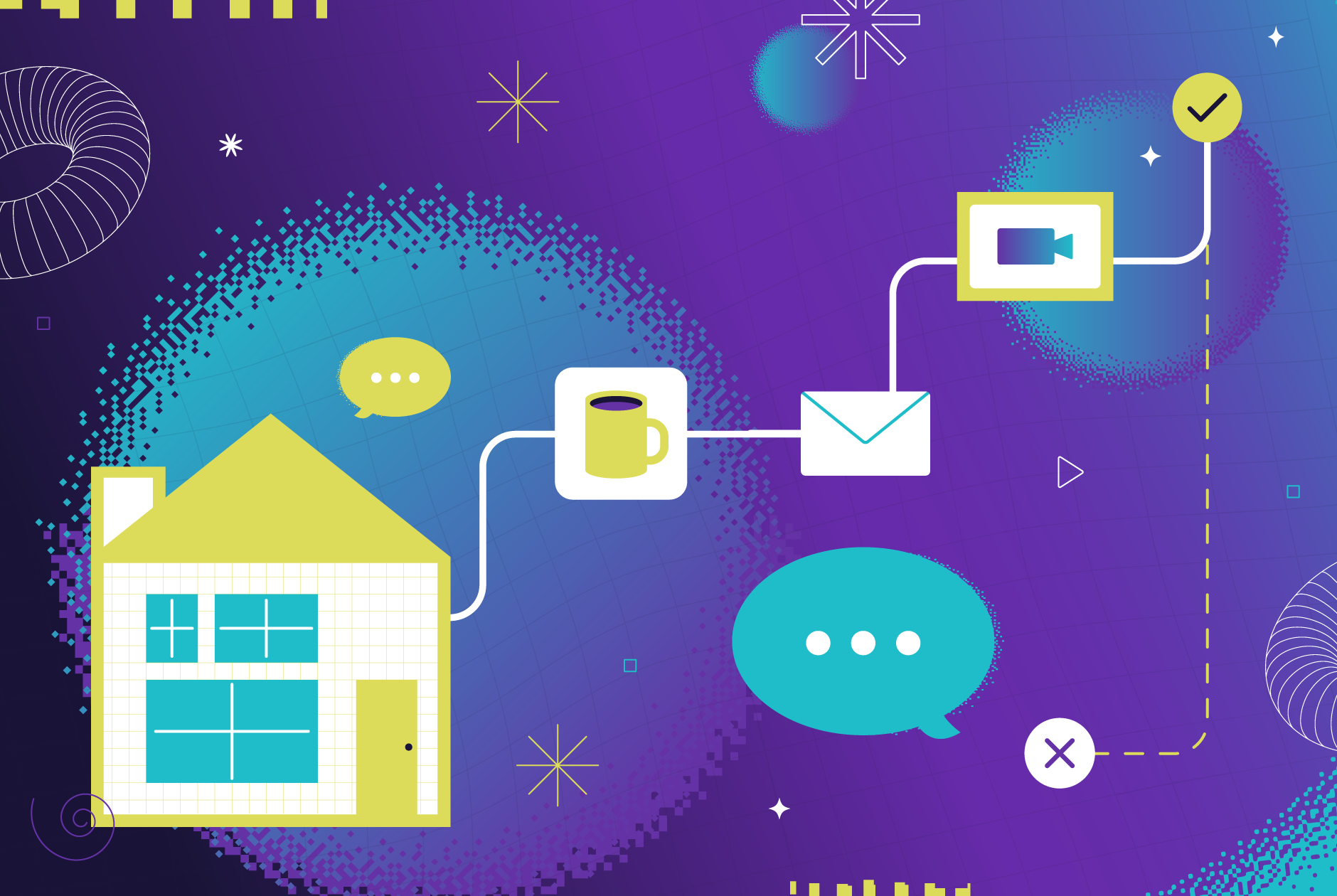 "Tips for Hybrid Work" Hero Image