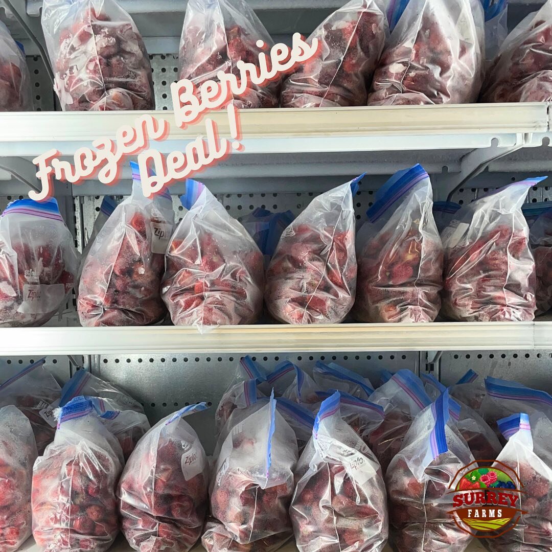 You definitely do not want to miss out on our Frozen Berries Deal of the week!

Mix and match the berry bags as per your choice!
✔️Frozen Raspberries 
✔️Frozen Blueberries 
✔️Frozen Strawberries 

1 bag - $10
3 bags -$25
3LB/bag

📍5180 152nd Street,