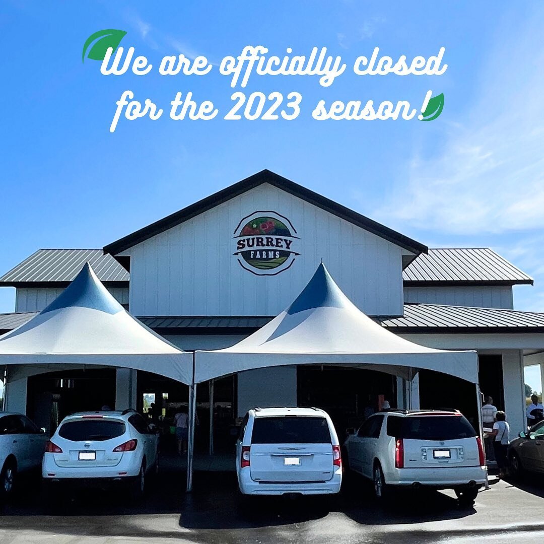 We are officially closed for the 2023 season🍃

We would like to express our heartfelt gratitude to all our cherished customers, dedicated supporters, valued vendors, and our exceptional staff for their unwavering support year after year. We remain c