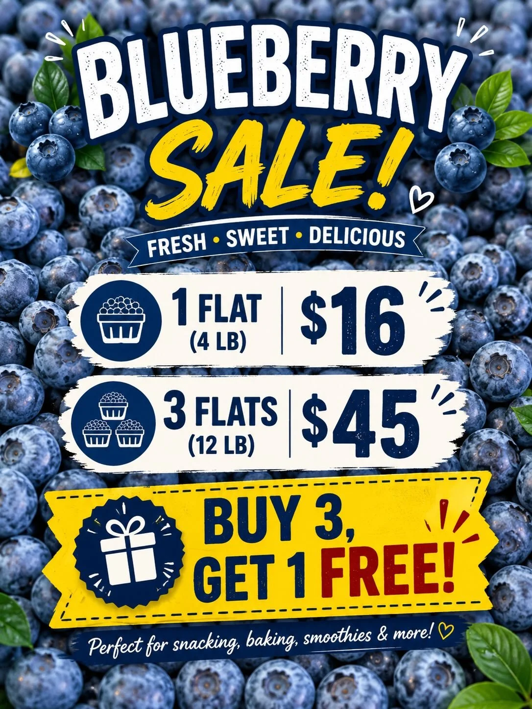🫐Freshly picked, naturally sweet, and impossible to resist 💙come grab your blueberries before they are gone!!! 

📍Farm Markets 
5180 152 street 
4981 king George Blvd 
(Open daily 9am to 6pm)
