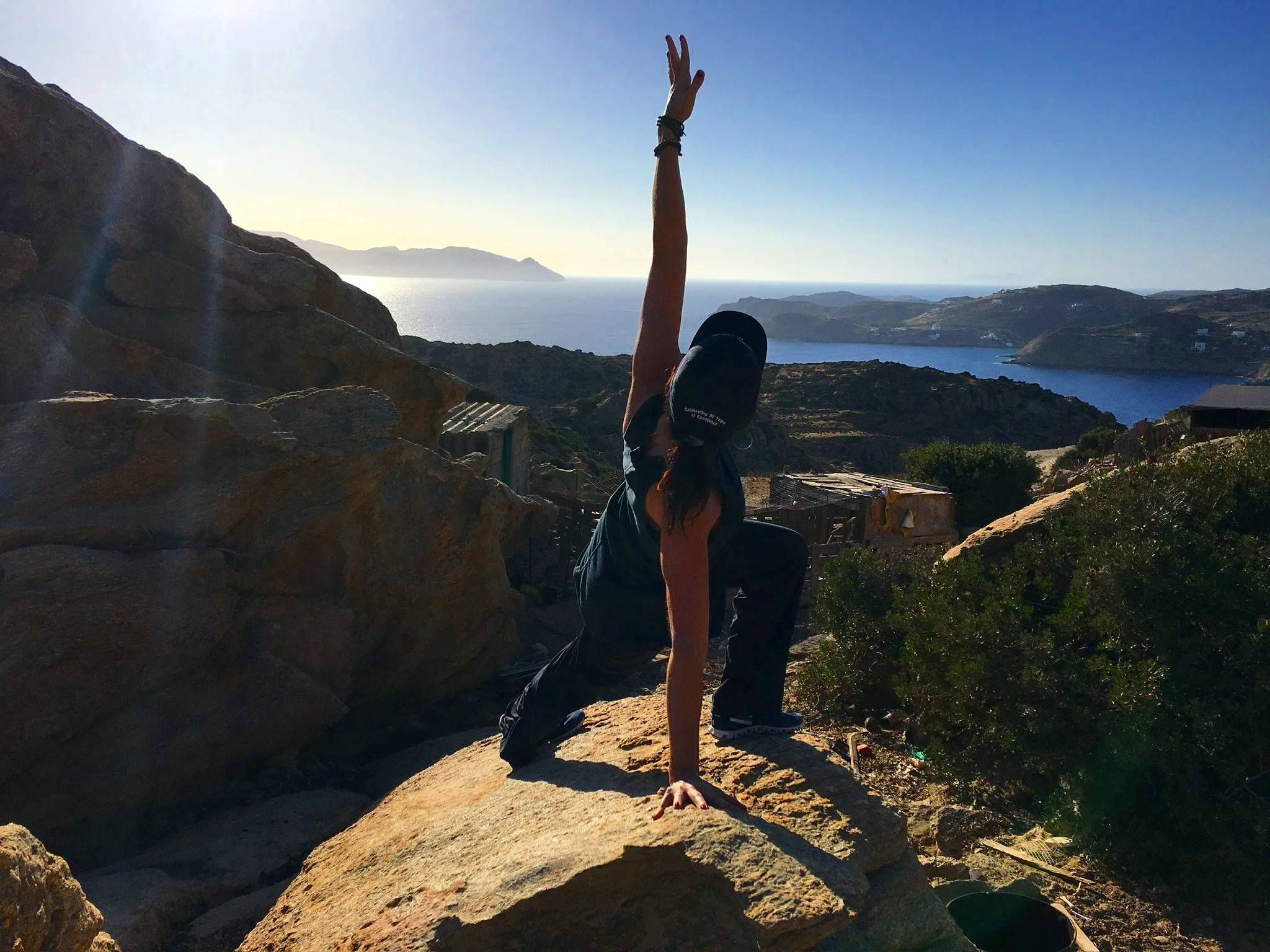 Yoga Santorini Monks Kaufman