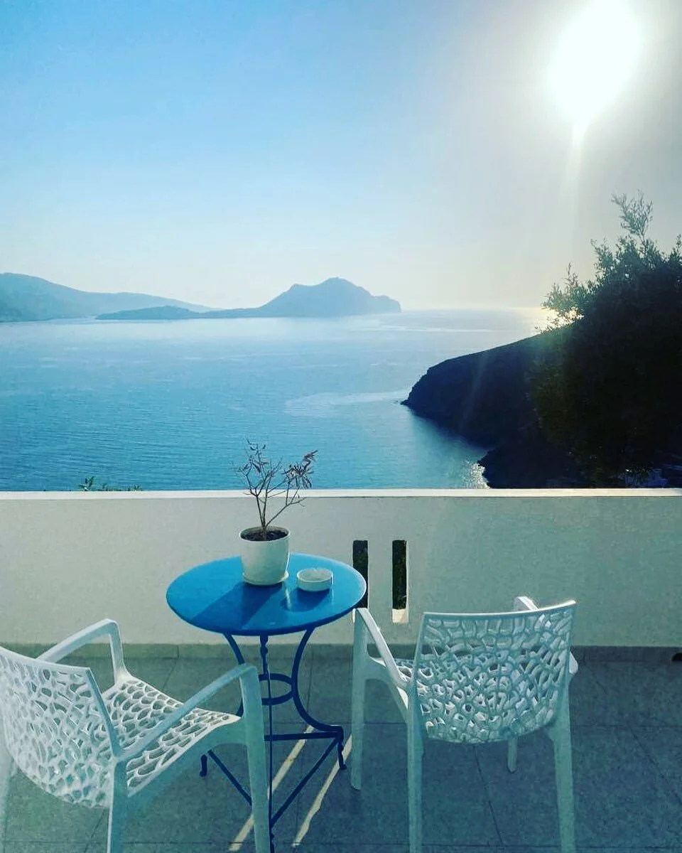 Room with a view❤️on her way to Amorgos❤️