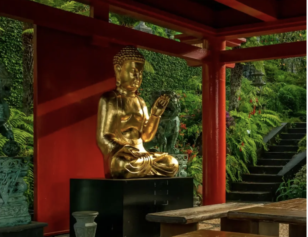 Buddha Portugal monte palace madeira garden