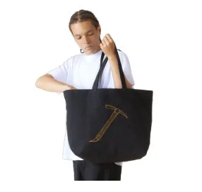 Mattock Black Canvas Tote
