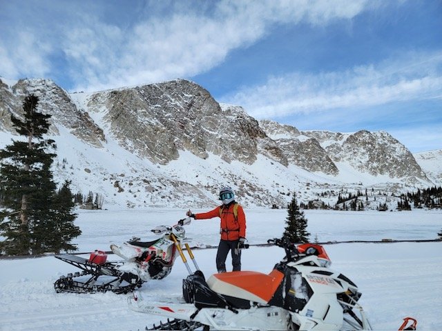 Snowbike Togwotee Pass