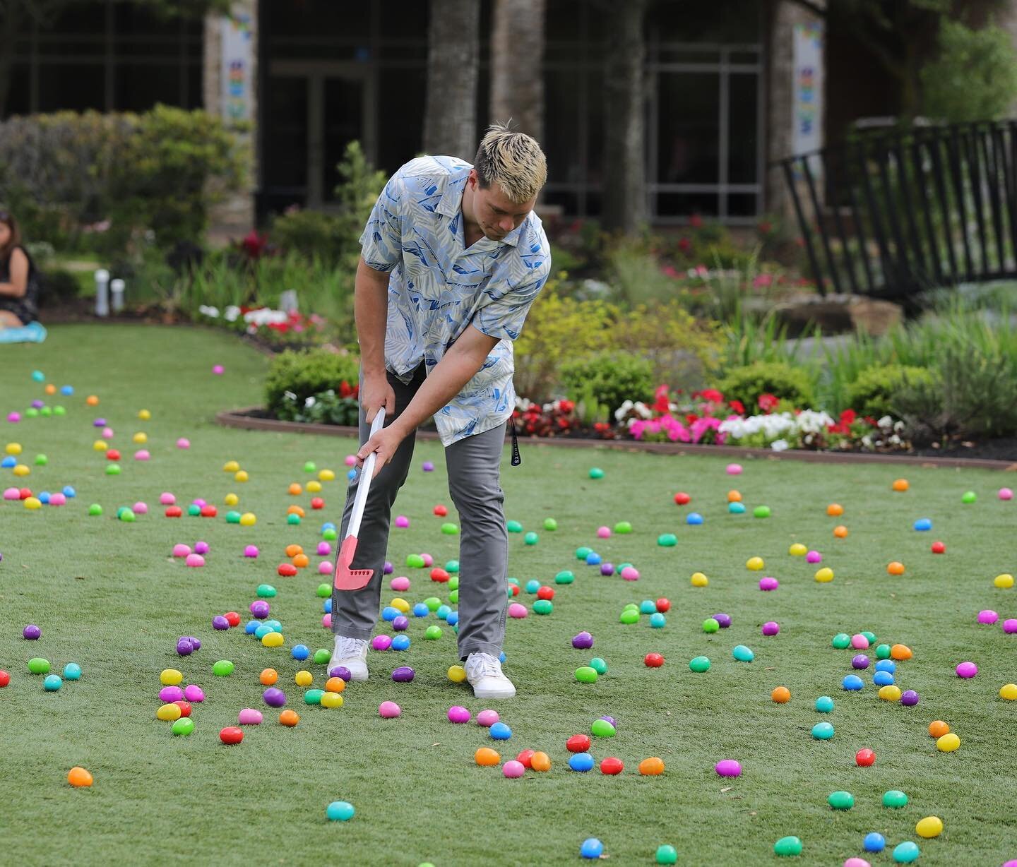 Tanner &amp; Darnell helping out with our Easter egg hunts this last weekend 🐰🐣