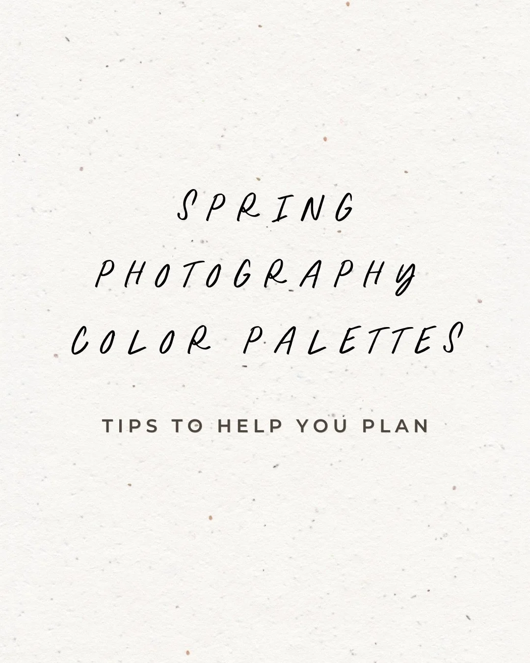 I am not the type of photographer that wants you to show up all in white or any sort of matching. I don&rsquo;t require you to wear certain things, but I know what photographs well and for spring I highly recommend neutrals to go with the soft floral