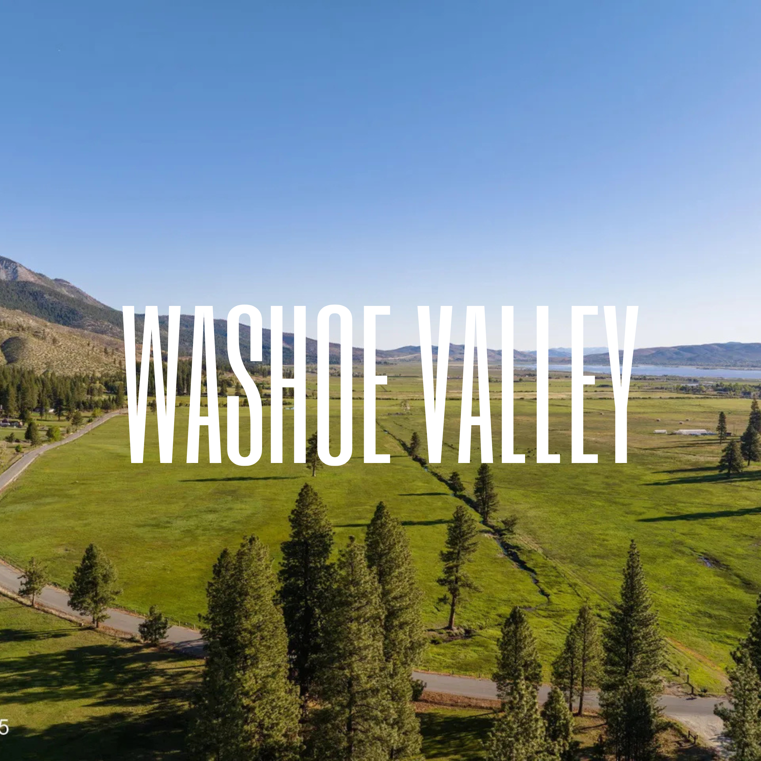 Open land and ranch properties in Washoe Valley Nevada with mountain and valley views.