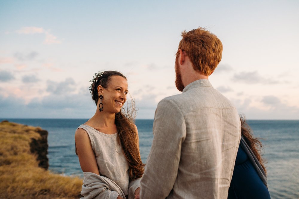 intimate hawaii big island wedding