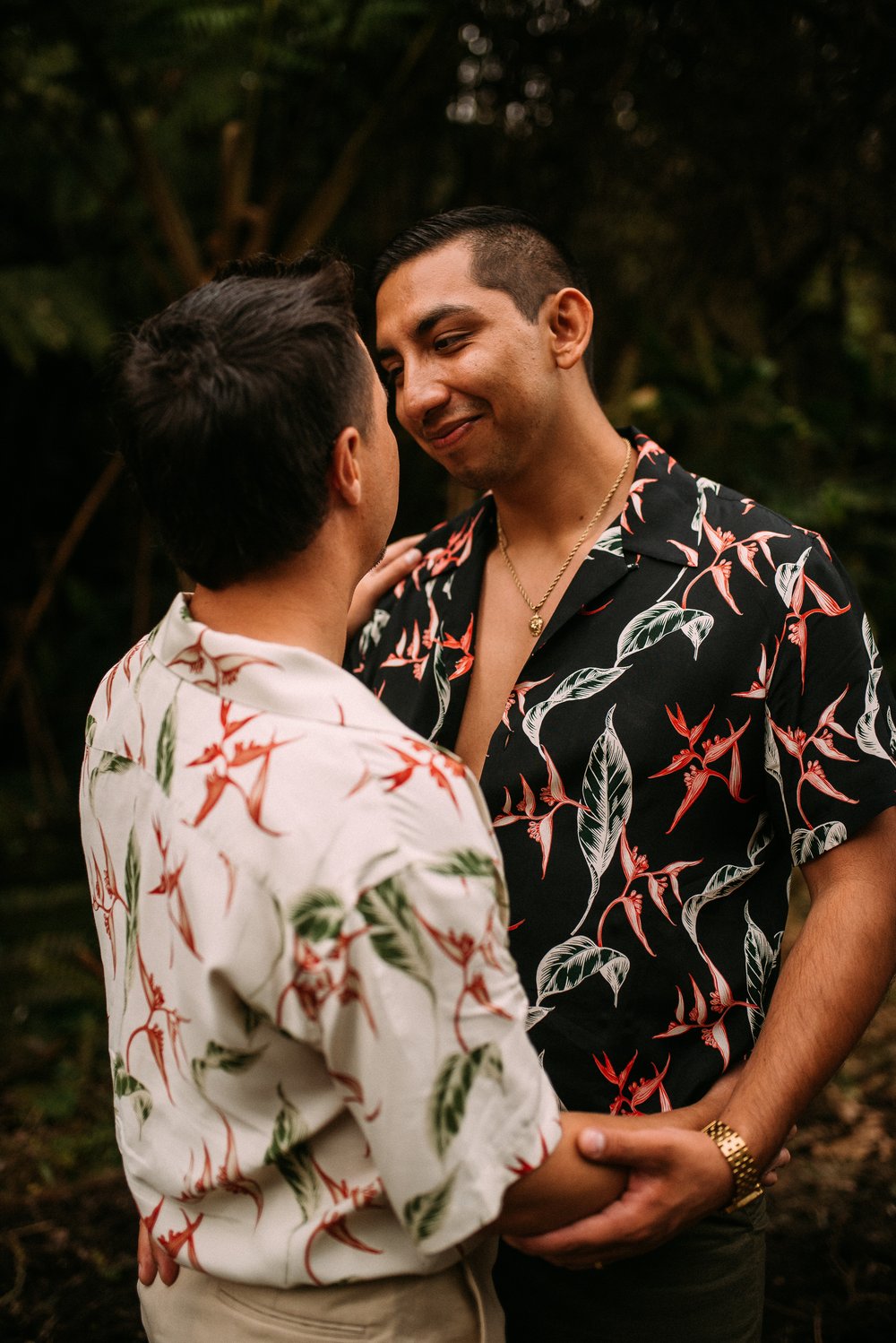 Same sex honeymoon photoshoot big island hawaii