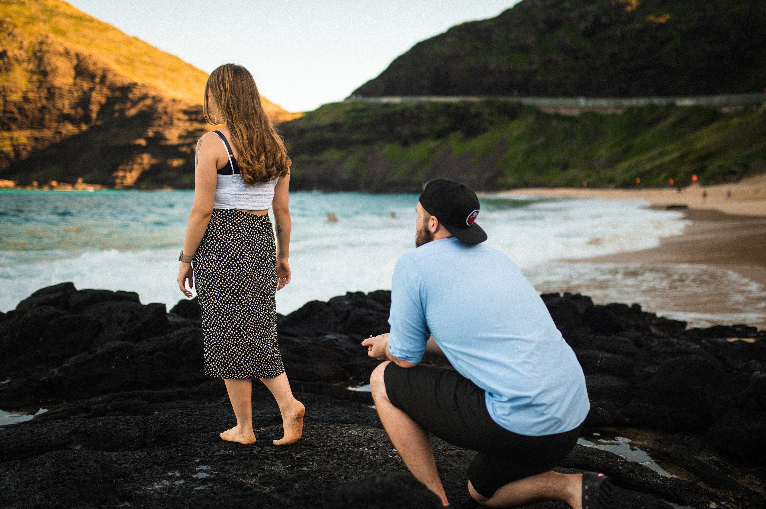 Oahu Proposal Couples session