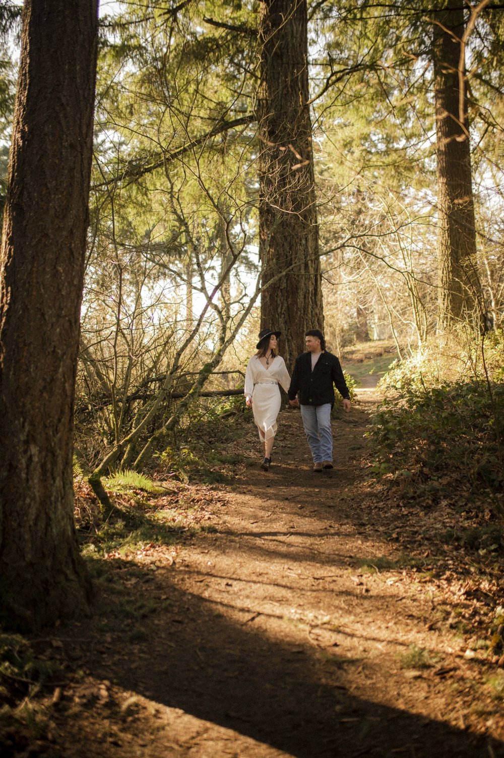 Portland Oregon Redwoods Engagement Photographer