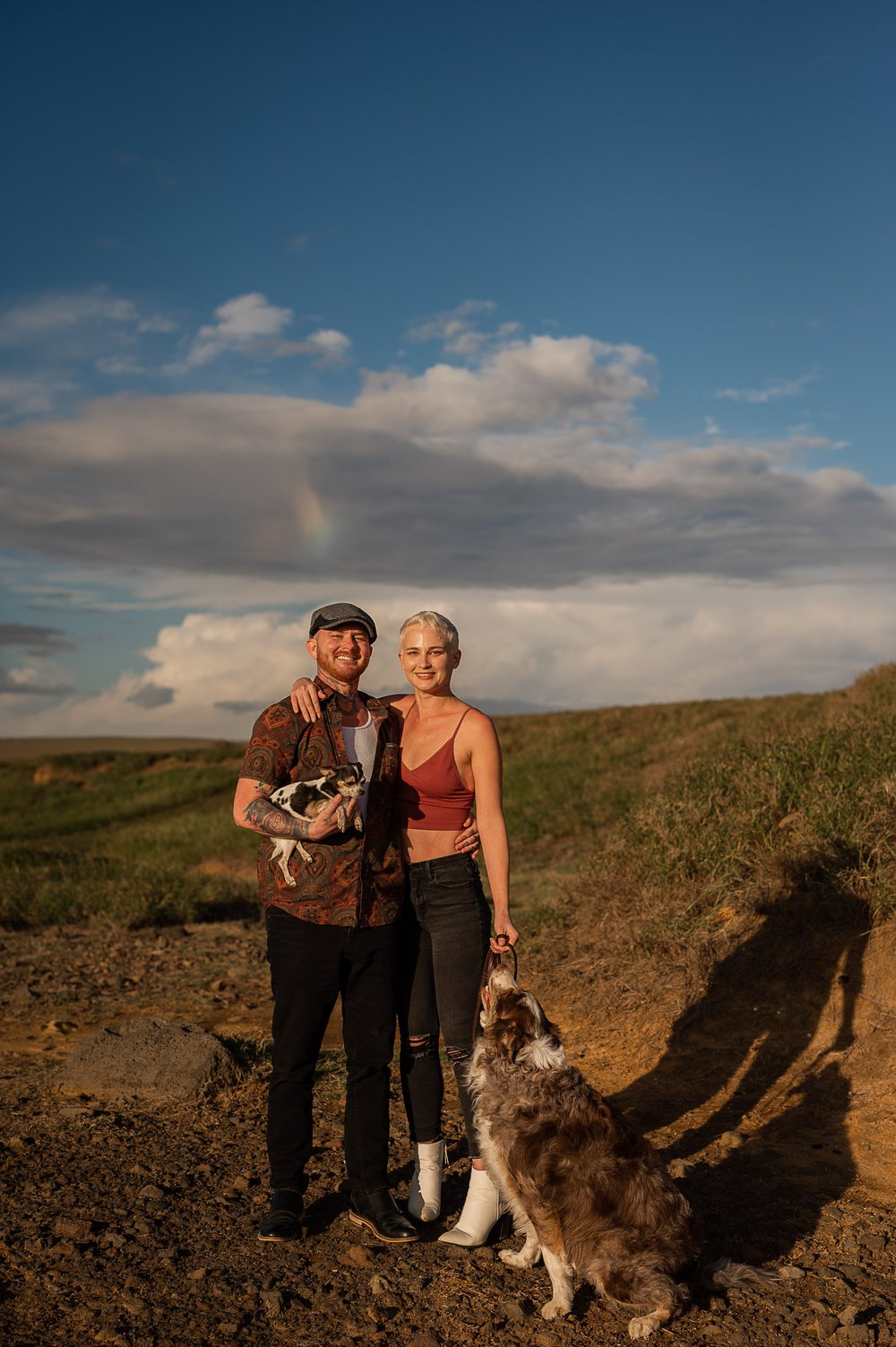 romantic hawaii engagement couples sunset photoshoot kona photographer big island