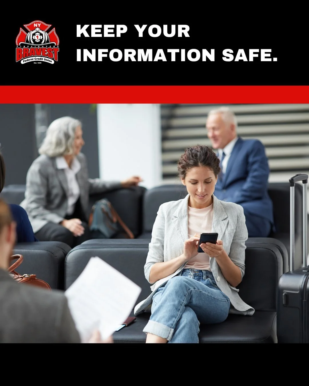Heading out this season? 

Keep your information safe by avoiding public Wi-Fi for sensitive transactions and enabling account alerts. 🔐

✈️ Travel smart and stay one step ahead wherever you go.

#CyberSecurity 
#TravelTips
#NYCCommunity
#FDNY
#NewY