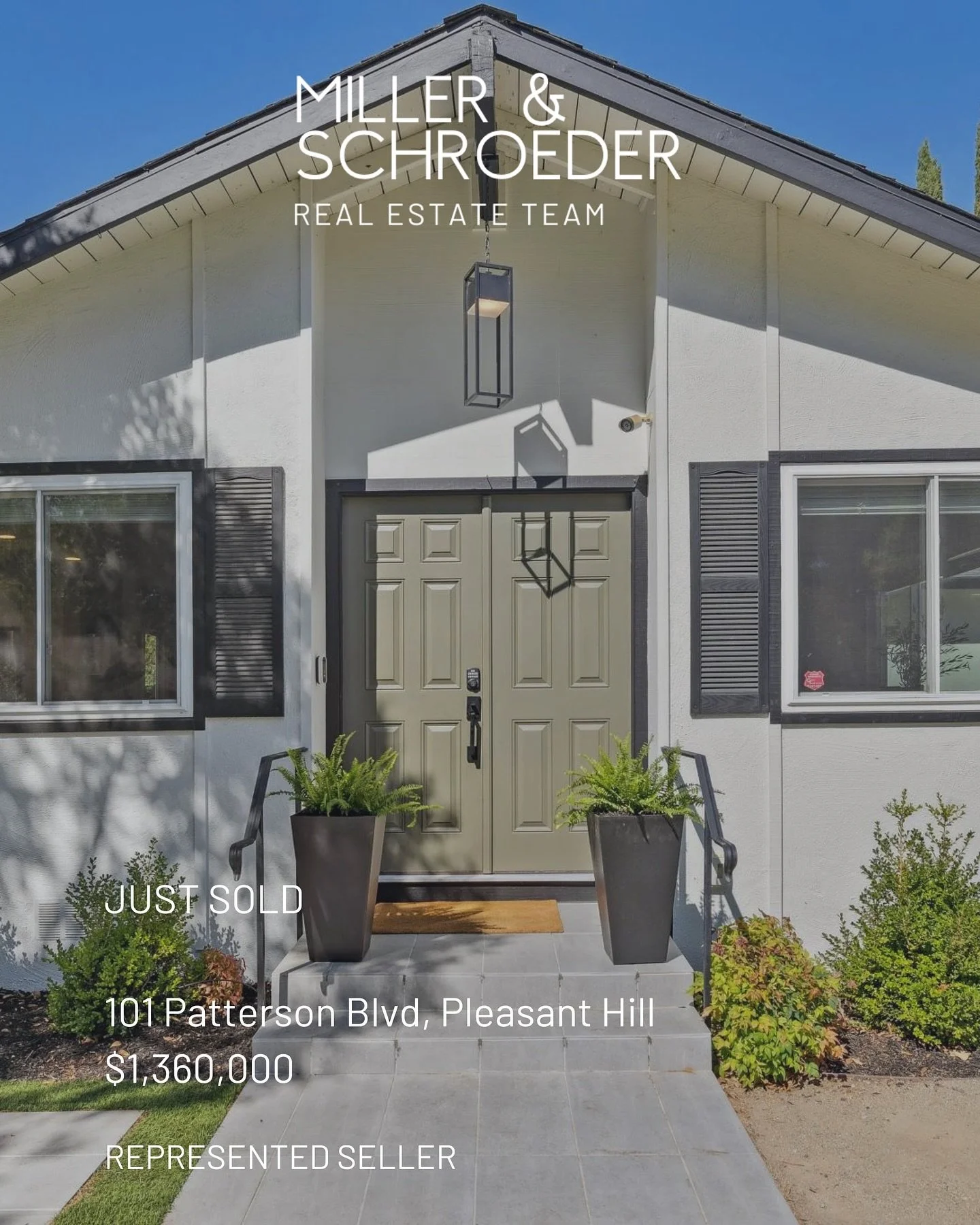 Just Sold | Swooped up after just 2 days on market ✨✨
101 Patterson Blvd, Pleasant Hill
3 bed | 2 bath | &plusmn; 1736 sf | .23 acres
$1,360,000
*
COMPASS | Miller &amp; Schroeder | Traci Miller 01038042 | Erin Schroeder 02025712
