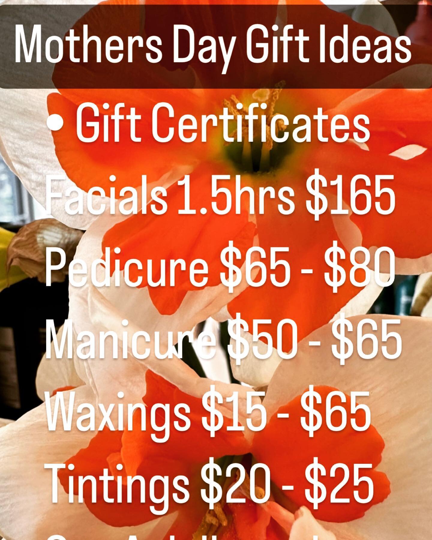 I would love to pamper your Mom for you. Purchase gift certificates to be mailed out - old school snail mail.. or pick up at spa. Can combine with any products available at Mille Fiori Spa including Aveda with Verano for Hair. It&rsquo;s time to thin