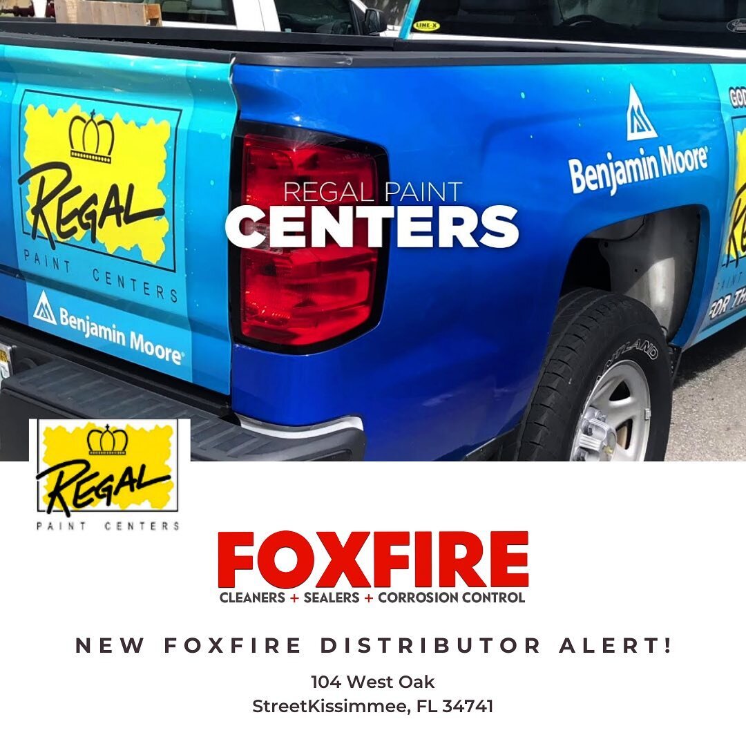 Proud to announce new distributor partnership with Regal Paint Center serving Central Florida - Orlando! #orlando #foxfirematrixpro #concrete #protection #corrosioncontrol #florida