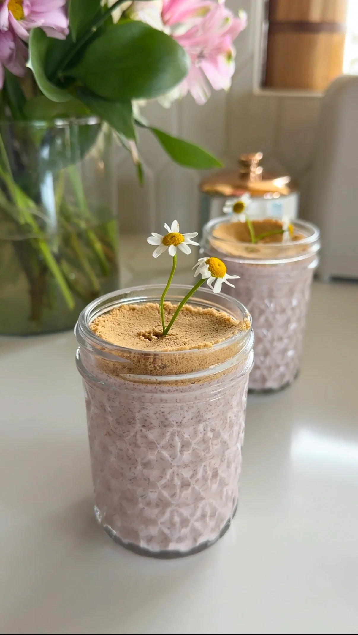 Spring Chia Seed Pudding Dirt Cups