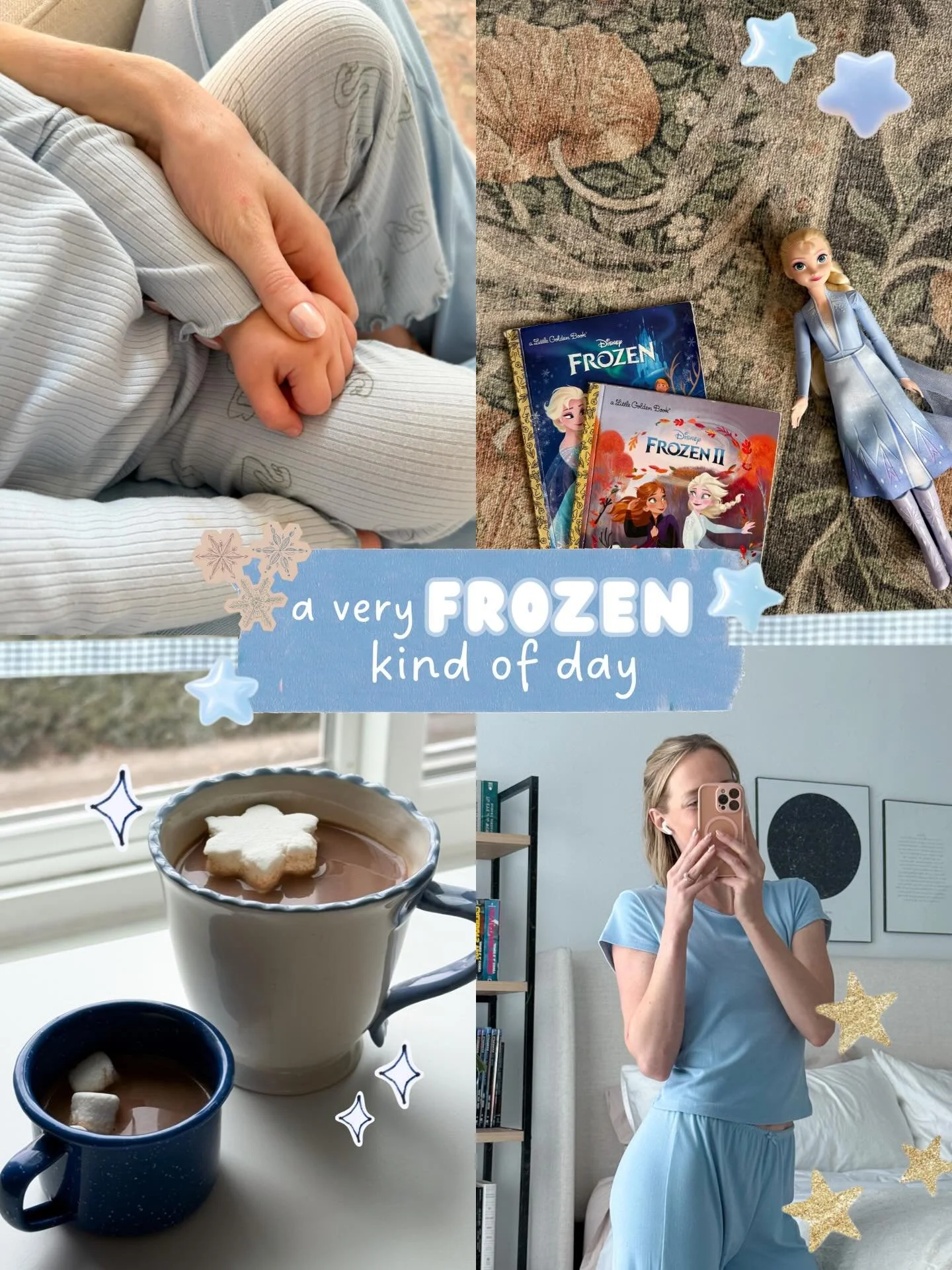 the cold DOES bother me, but we still had a good time 🩵

we finally got a little bit of ❄️winter weather in CO, so we made it a full on Frozen kind of day! Talia is still obsessing over these movies, so a little themed day was just perfect to brave 