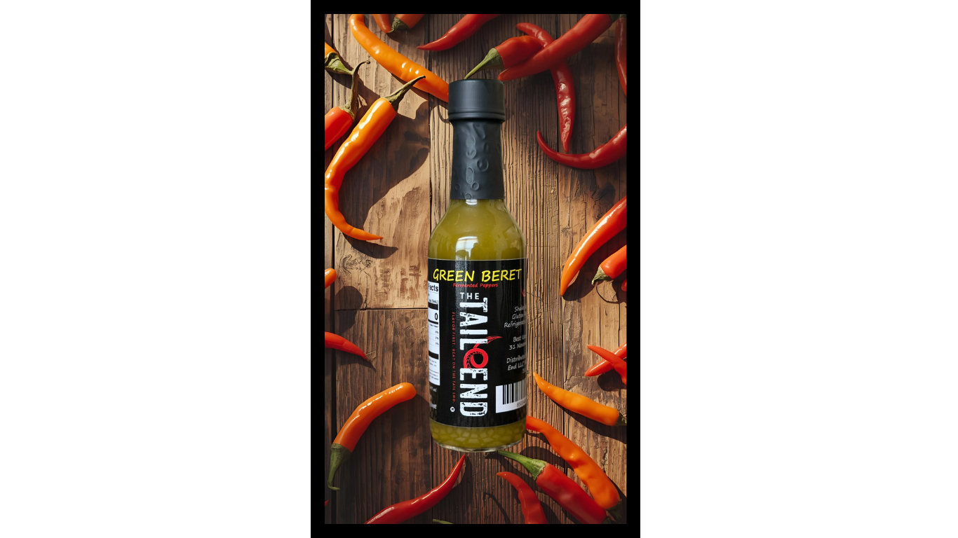 Green Beret: Fermented Jalapeno Mild to Medium Hot Sauce