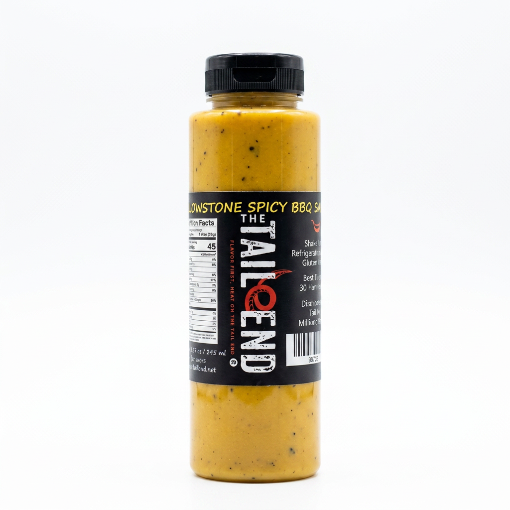 Yellowstone Spicy BBQ Sauce: Golden, Tangy & Bold