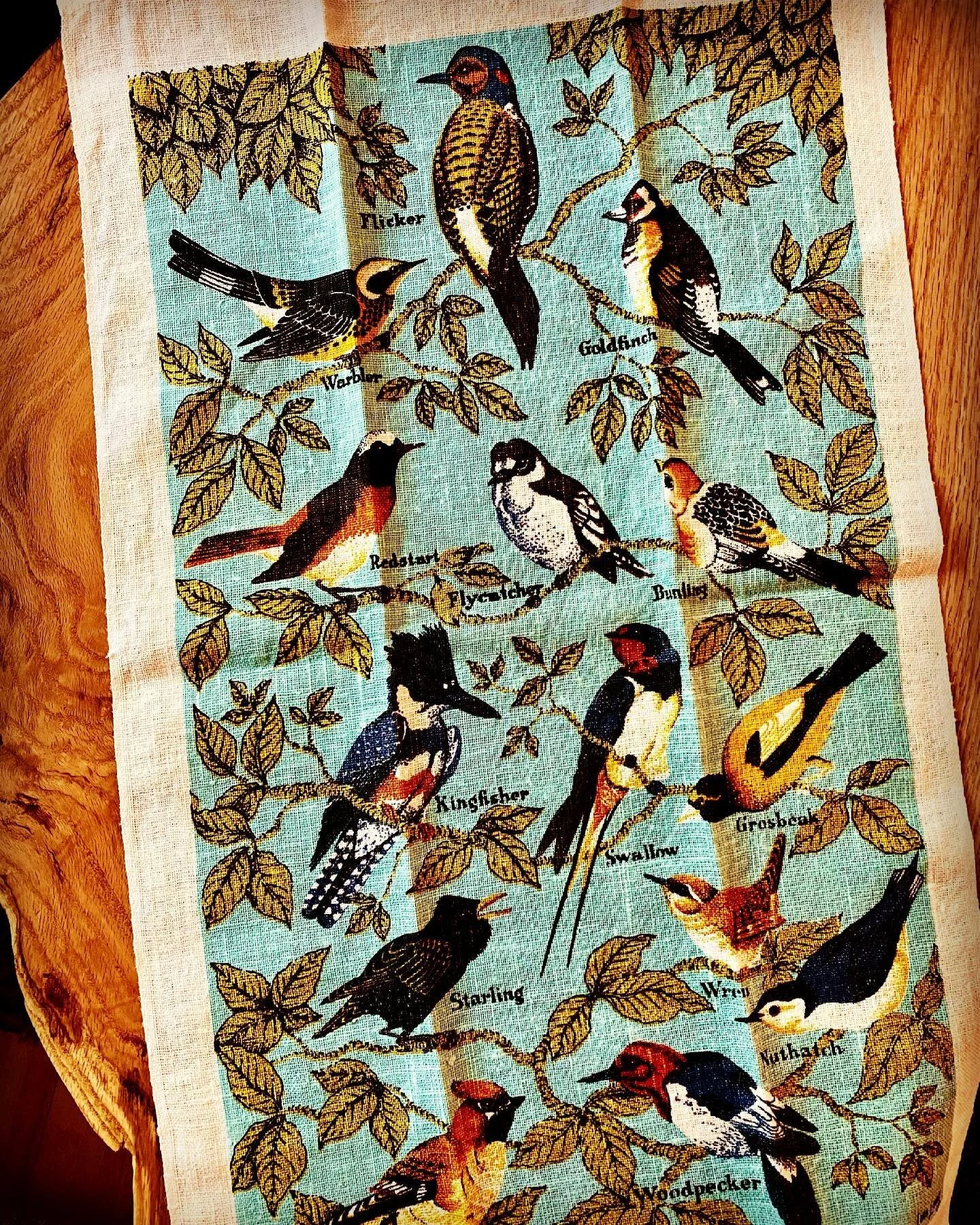 My grandmother loved collecting artifacts that had birds, flowers and butterflies on them. She had several bird feeders outside her window and around her patio and often spent her time outside watching and listening to them; she knew the different ki