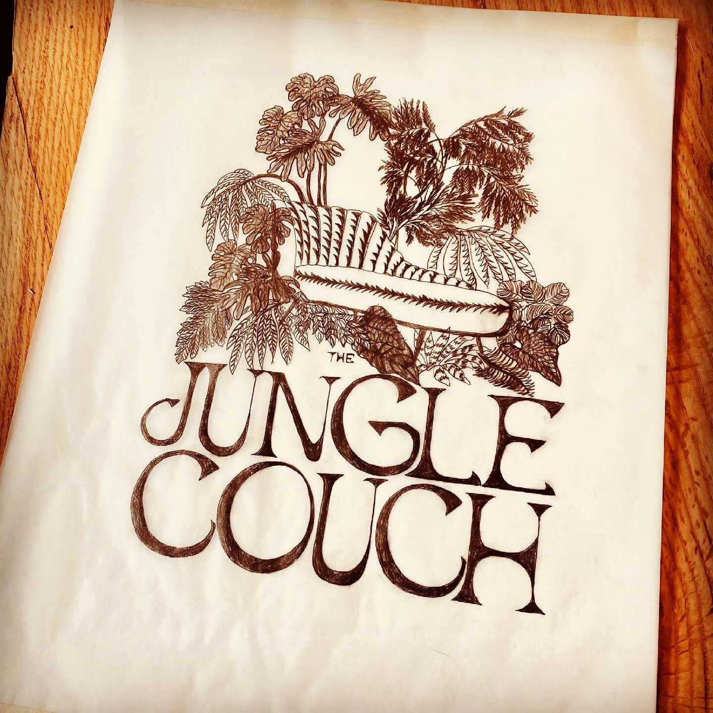 Sketching out the concepts and lettering has to be one of my favorite parts of designing and creating my client’s brand. I loved illustrating such a detail-oriented piece and experimenting with different plant styles and lettering to give The J