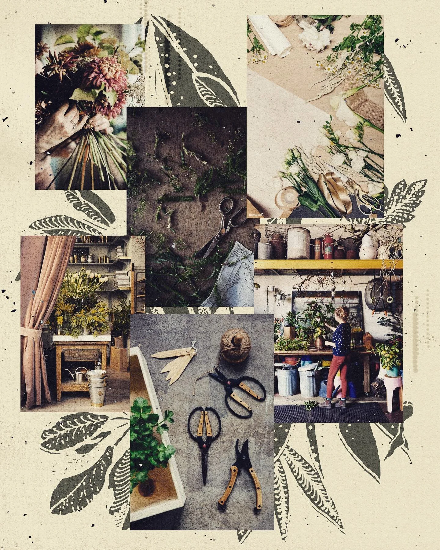 I cannot stress the importance of creating mood boards when beginning a project!!! 
They are key to organizing your thoughts and act as excellent guides when feeling stuck. Of course, it also helps when, say, doing a photoshoot with your client
