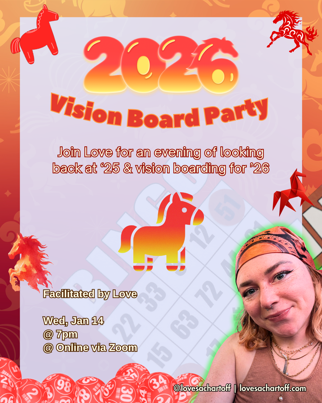 2026 Vision Board / Bingo Card Party