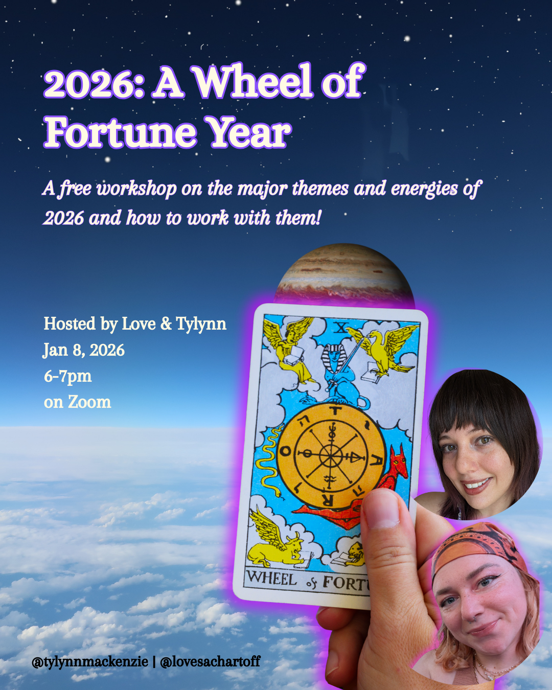 2026: A Wheel of Fortune Year Astrology Workshop